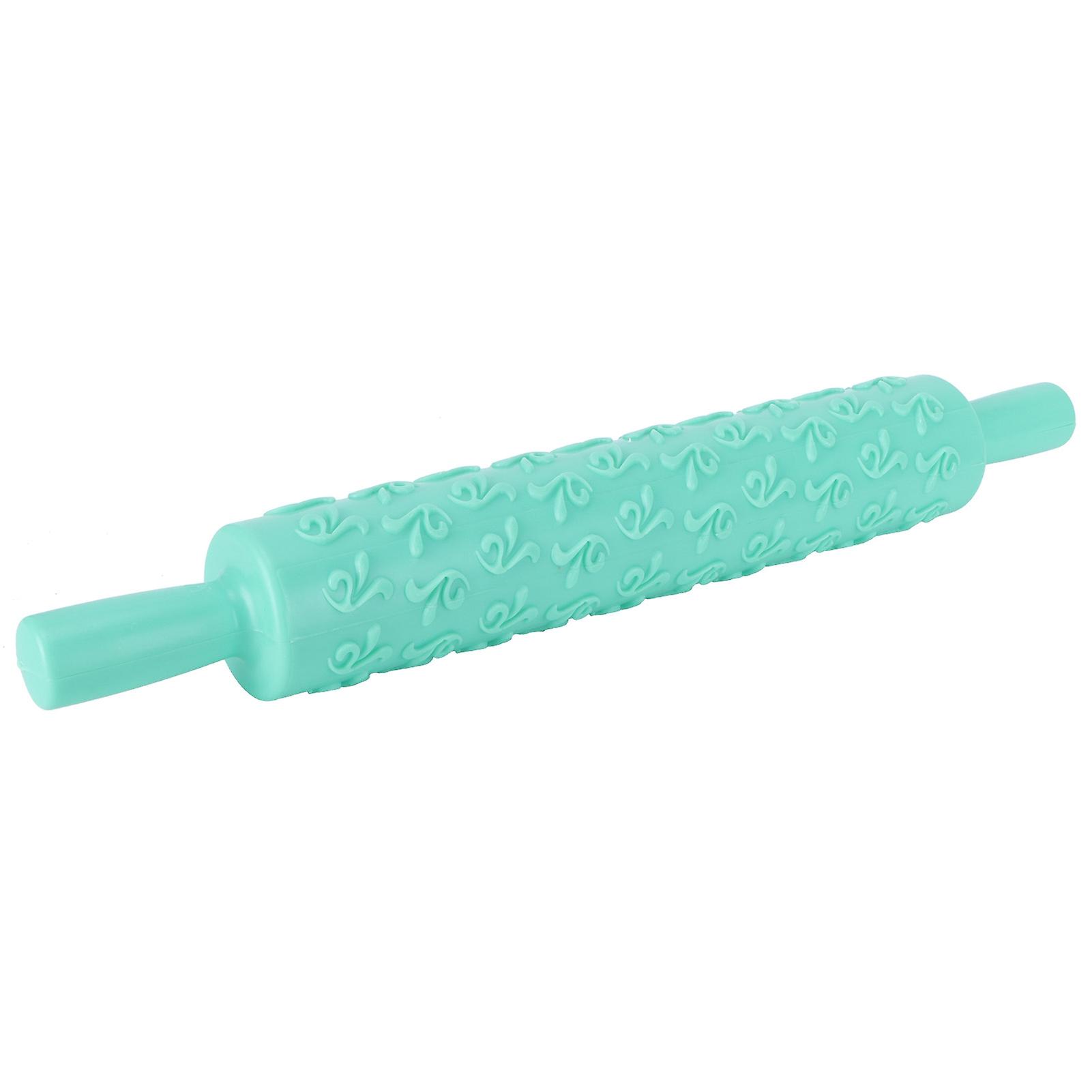 Fondant Cake Rolling Pin Embossing Roller Bakery Cookies Pastry Decorating ToolsGrass