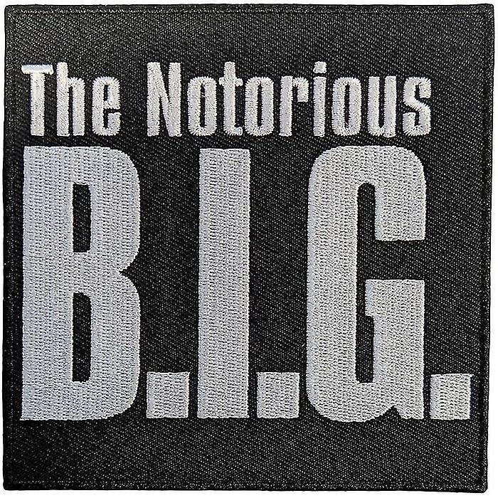 Biggie Smalls Det berygtede vævede jern på patch