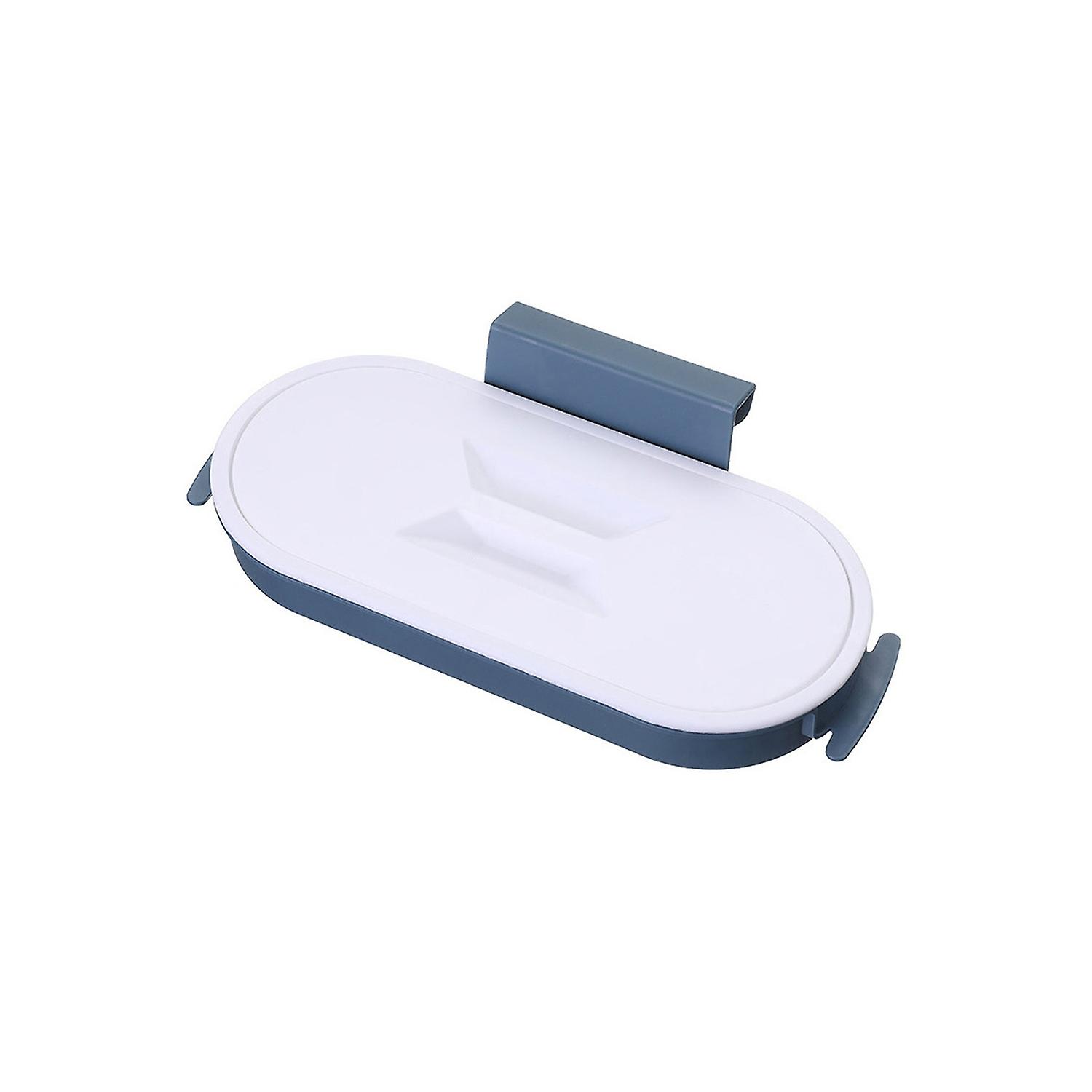 Garbage Bag Holder with Lid Wall Mounted Detachable Space Saving Plastic Trash Bag Organizer Rack Ki
