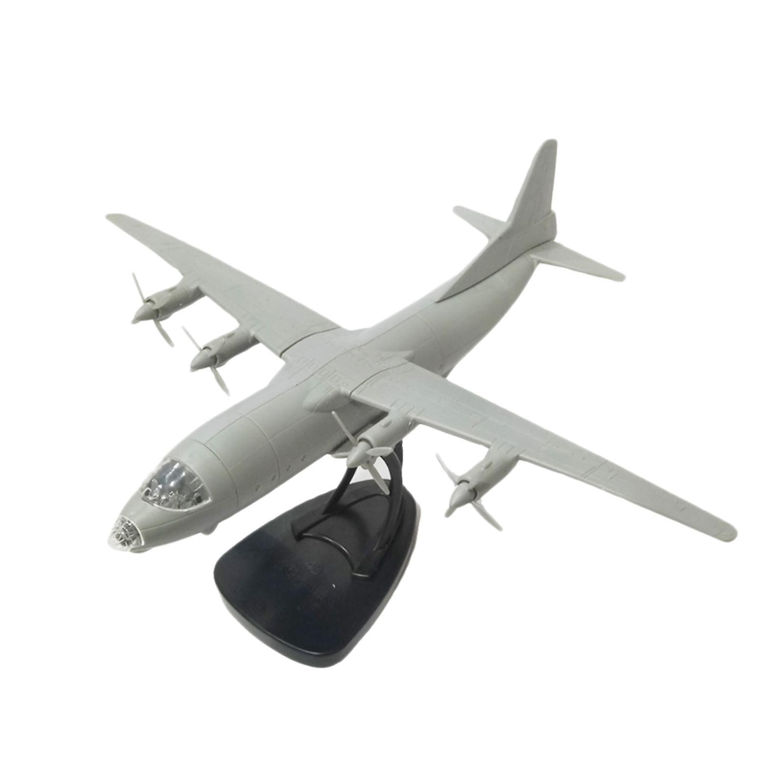 1/144 Airplane Building Kits 3D Puzzle Handcrafts Science Collectables with Base DIY Airplane for Office Bookshelf Living Room
