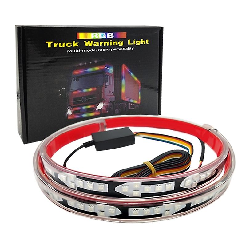 Camions Lumières LED Bandes DRL Frein Avertissement De Conduite Barre De Lumière De Voiture Atmosphère Lampe