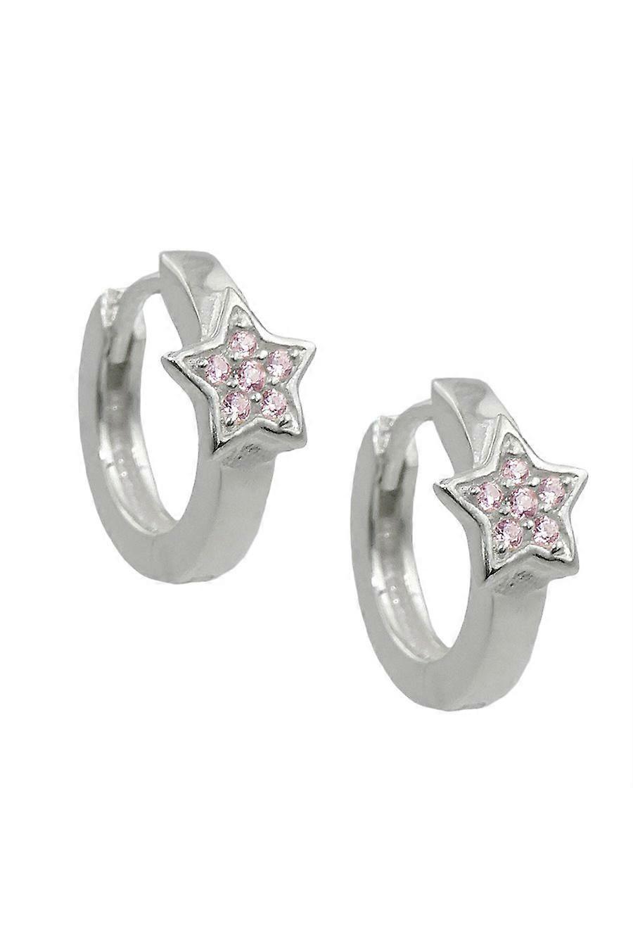 Hoop Earrings Zirconia Silver 925 - Gl93708
