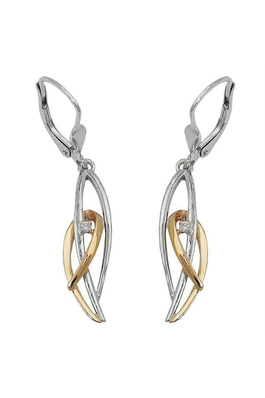 Earring Brilliant-0,03k 14k Gold - Gl431338