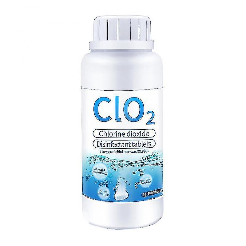 1tabletti = 1l desinfiointiaine 100/200kpl Clo2 klooridioksidi poreileva