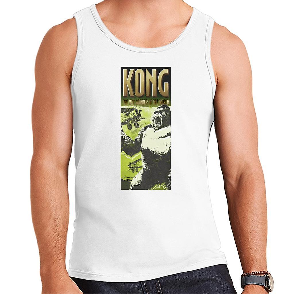 King Kong Being Swarmed By Biplanes The 8th Wonder Of The World Men's Vest
