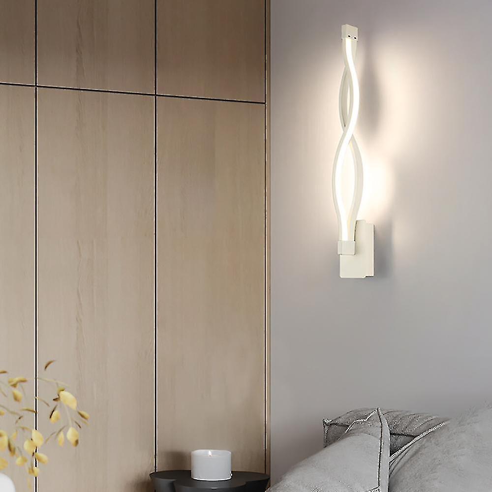 Wave Shaped Led Wall Lamp 16w Warm Light