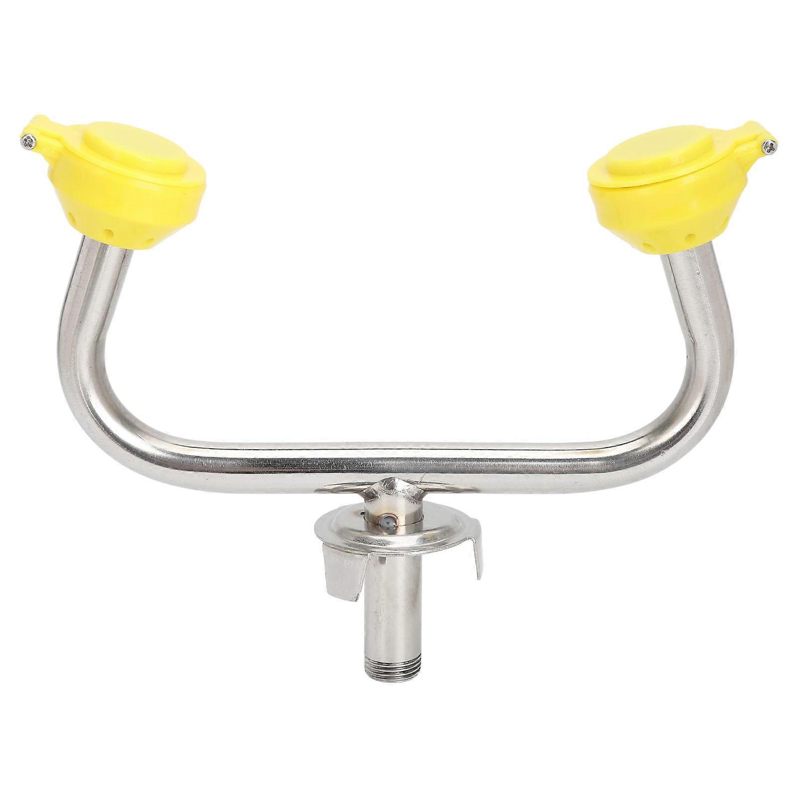 DEWIN Emergency Eye Wash Station, Emergency Eye Wash Station Faucet Wall Mounted Portable Reliable First Aid Unit for Laboratory Factory Industry Site