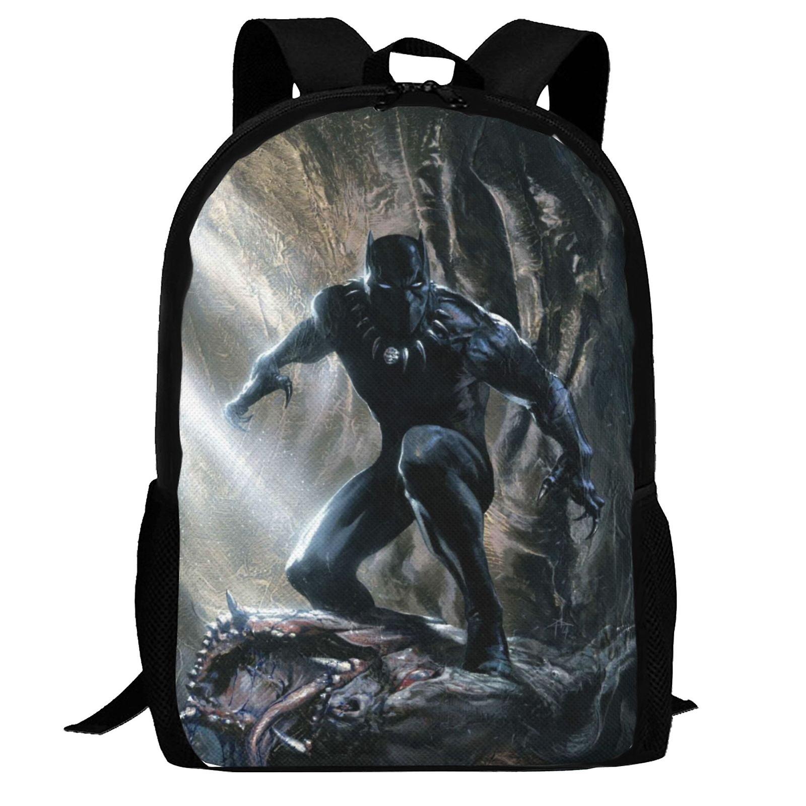 Black Panther Backpack,Laptop Backpack Lightweight Casual DaypackMulti-Function Travel Backpack