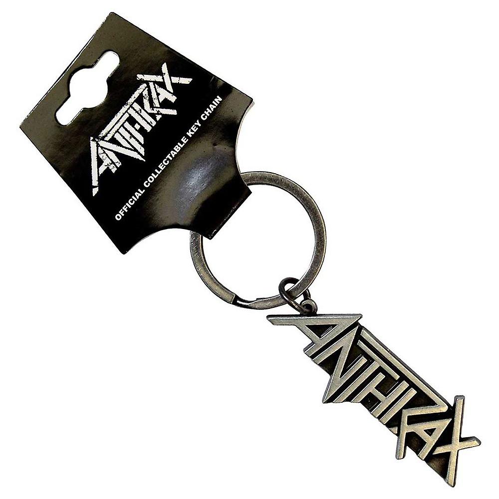 Anthrax Band Logo Keyring Keychain