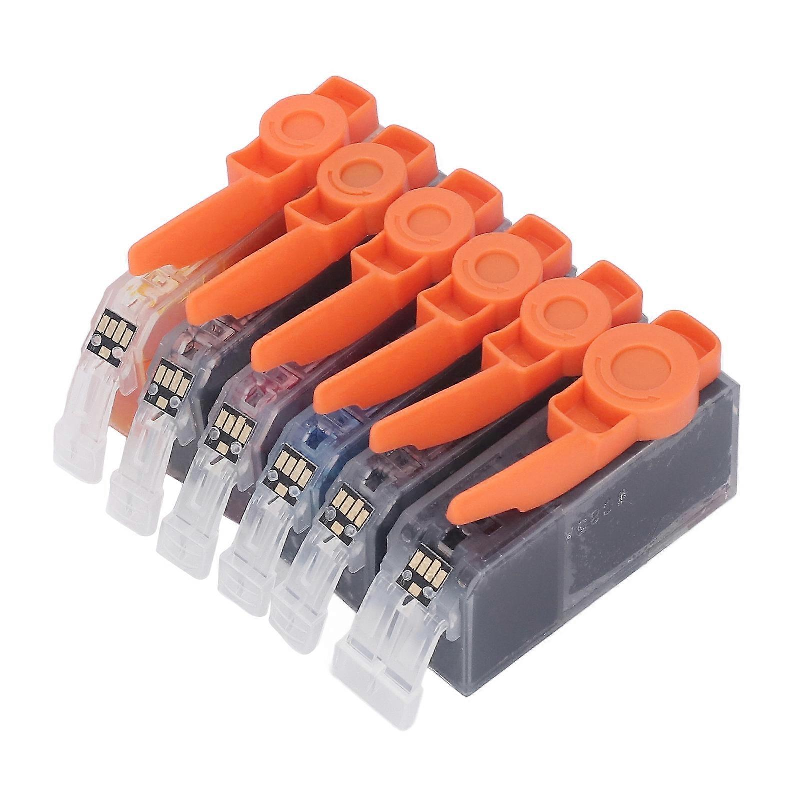 Ink Cartridge Set Black and Color Ink Cartridge Combo Replacement for PIXMA IP4810 IP4910 IX6510 MG5210 MG5310 BK BK C M Y GY