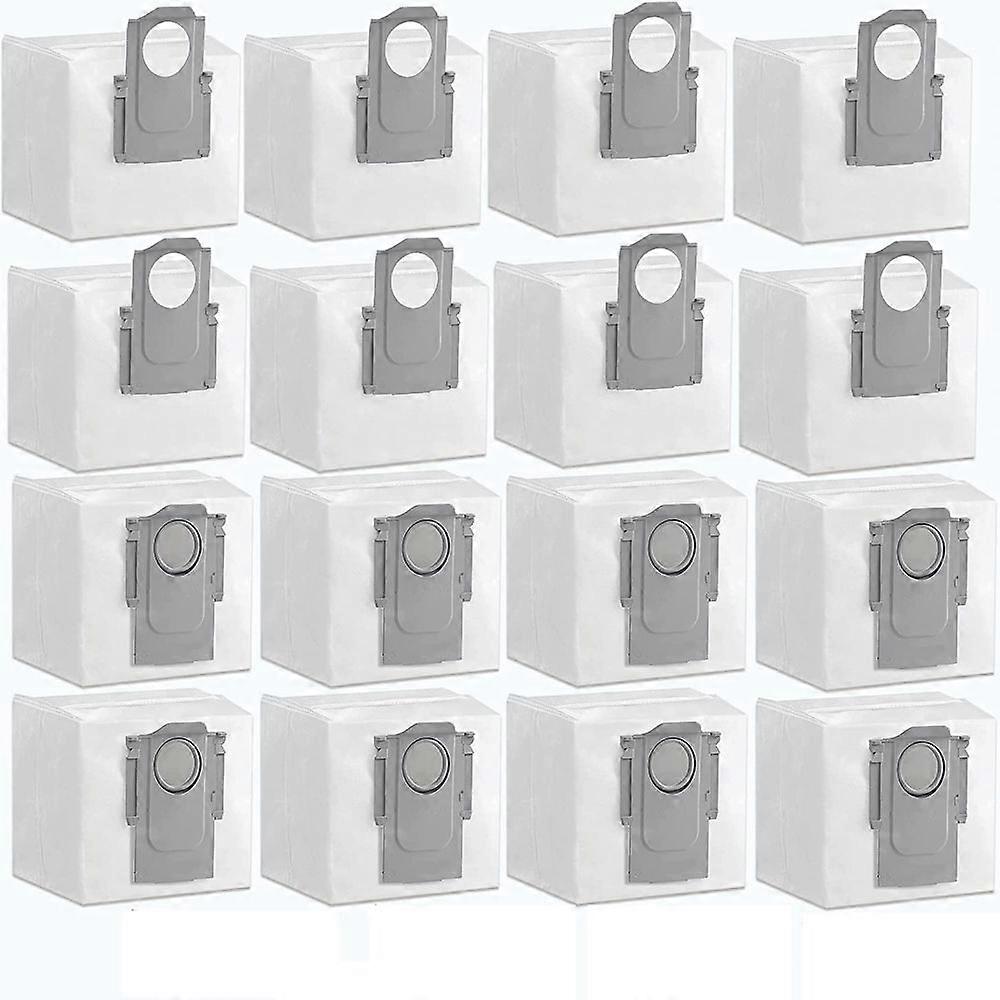 16 Piece Vacuum Bag Accessory Set for Roborock S7 MaxV Ultra S7 Pro Ultra Q7+ Q7 Max Plus Q5+ Robot Vacuum Cleaner Automatic Suction Station 3.5 L Lar