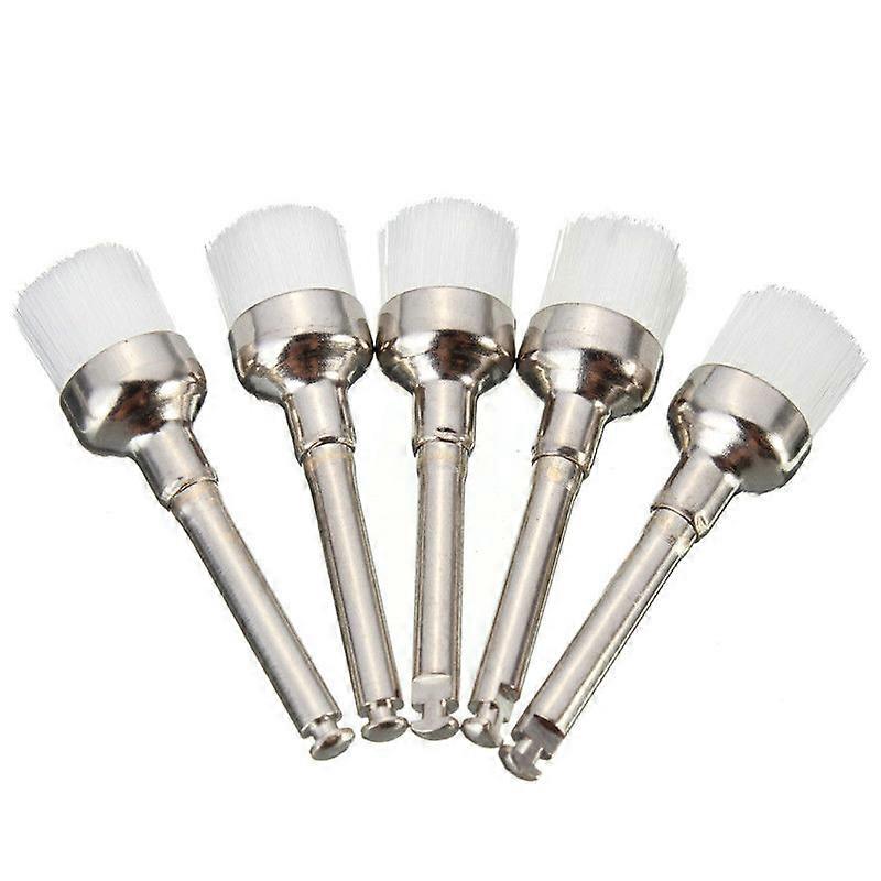 100pcs/pack οδοντιατρική άσπρη νάυλον στίλβωση στιλβωτική μορφή μπολ βουρτσών Prophy