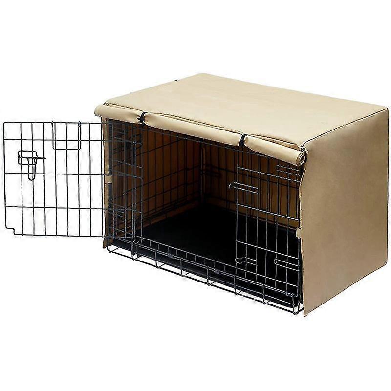 GYFDYMDog Crate Cover - Langlebige Polyester-Haustierzwingerabdeckung Universelle Passform für Drahthundebox