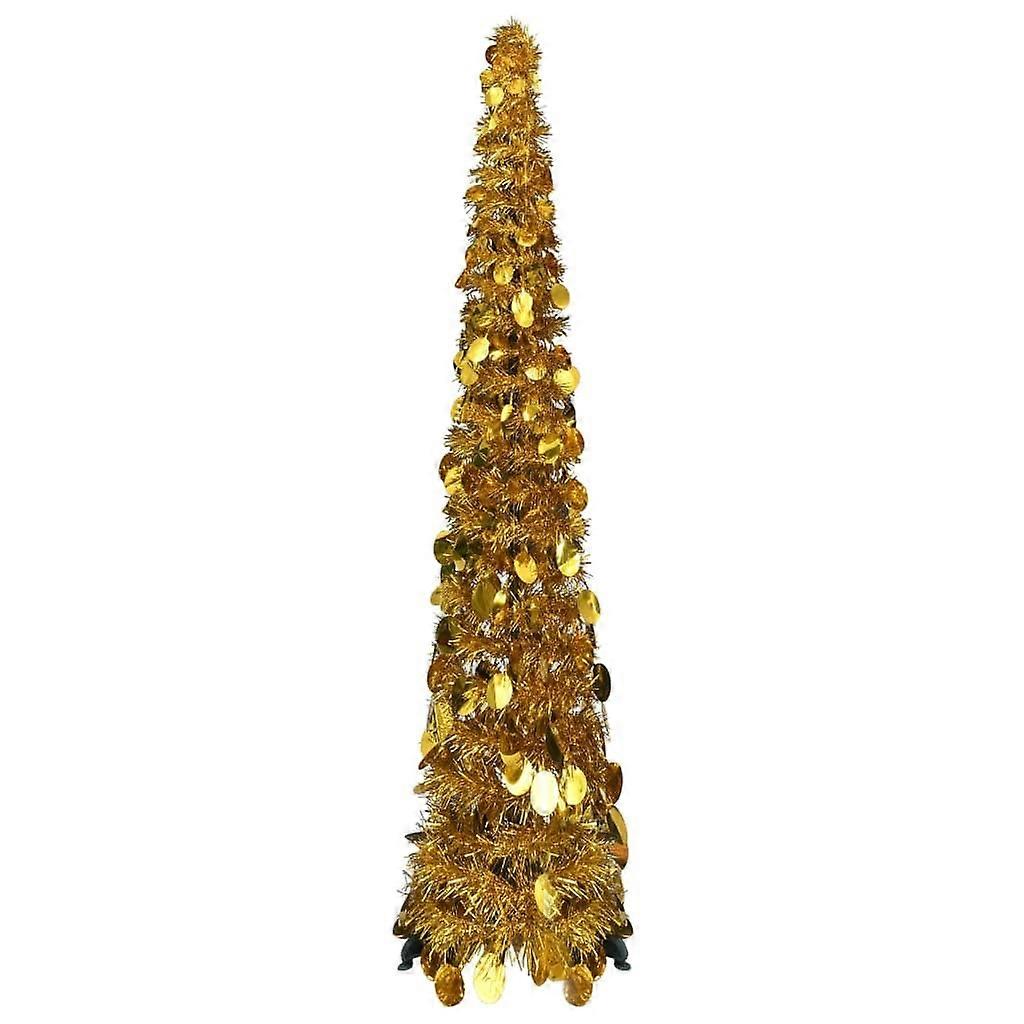 Árvore de Natal Artificial Pop-up Dourada 4 ft PET