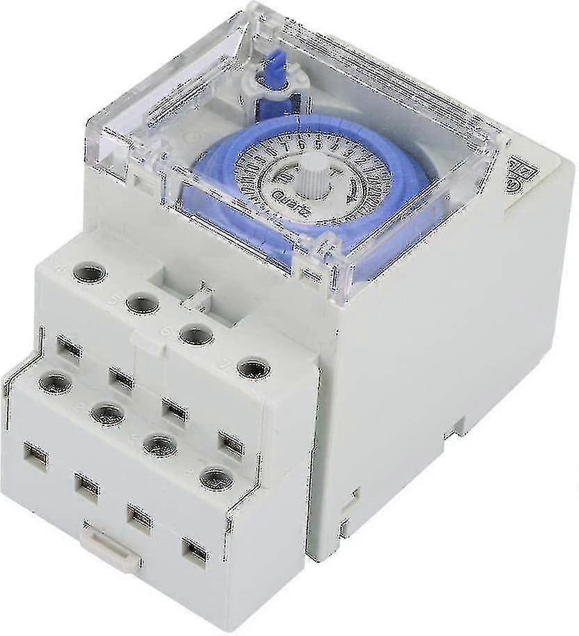 Timer, 24 Hour Time Switch, Timer 110-230v Sul 181h Analog Mechanical Timer Time Switch Manual/automatic Controller For Din Guide Rail
