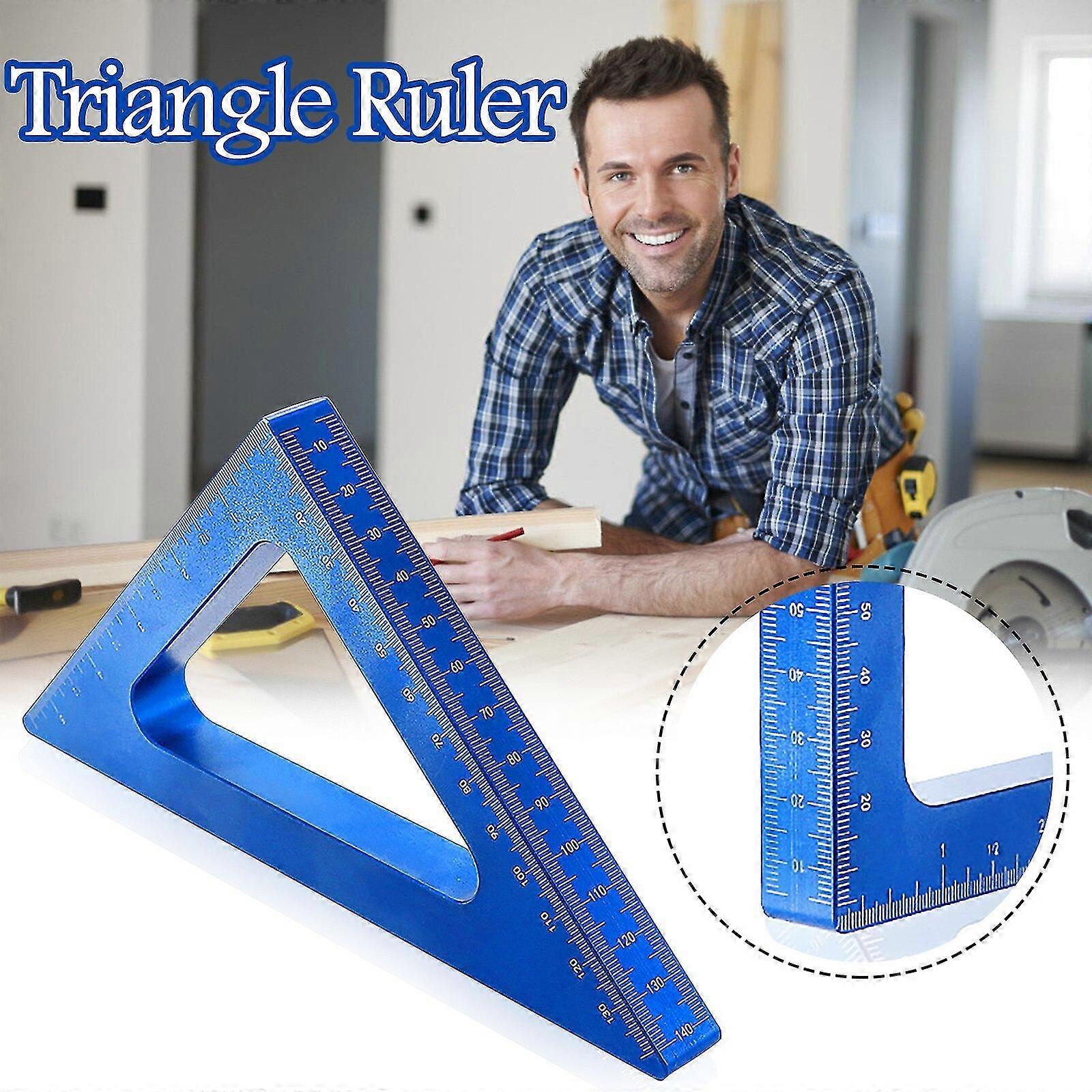 Triangle ruler 90 degree square ruler woodworking measuring tool carpenter square tool angle