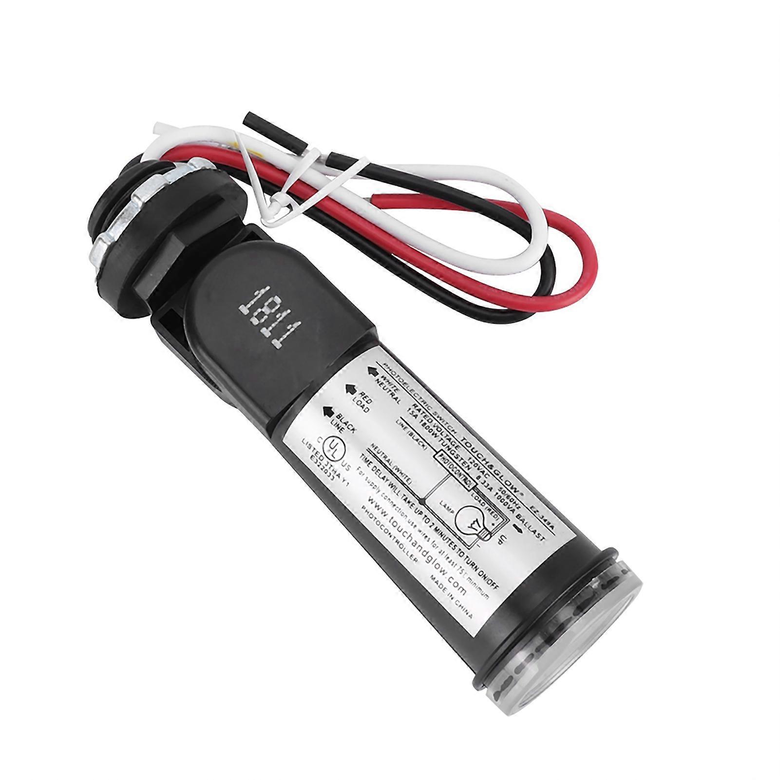 50/60Hz Light Sensor Control Automatic On/Off Photoelectric Switch for Lighting Fixtures120V AC