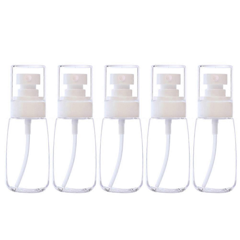 5 Pcs 60ml U Shape Spray Bottles Portable Refillable Thicken Bottom Wall Liquid Sprayer Transparent Empty Clear Mist Spray Bottle Dispenser for Makeup