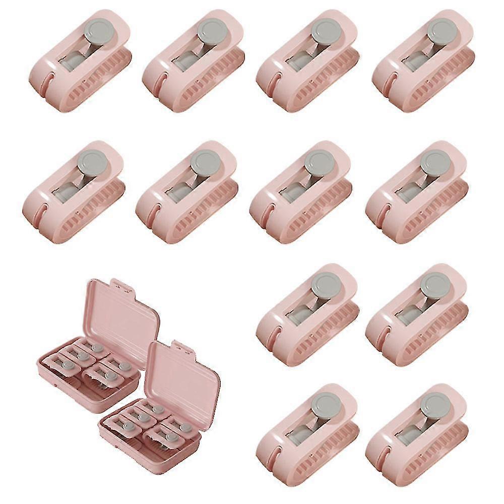 12 Pcs Sem Pinos Clipes de Colcha Fixação Clipe