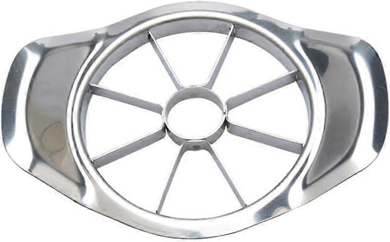 Apple Slicer and Corer, Apple Cutter & Pitter & Divider with 8 Blades, Ergonomic Grip Handle for Up to 3.5 Inches Fruit, Pear and Onion (Silver)