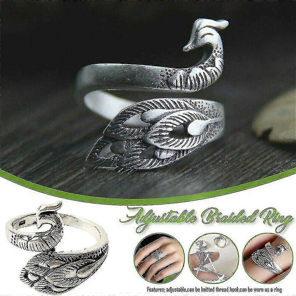 Ring Sewing Accessories Knitting Loop Crochet Ring Adjustable Thimble Ring