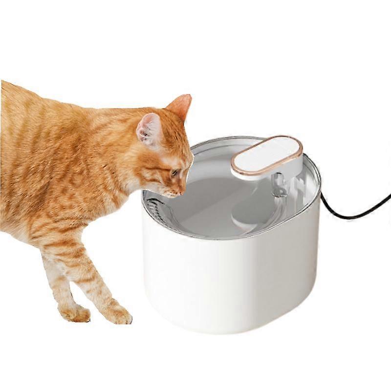 3L Funktionell Modell Auto Katt Vatten Fontän Filter Automatisk Sensor Drinker