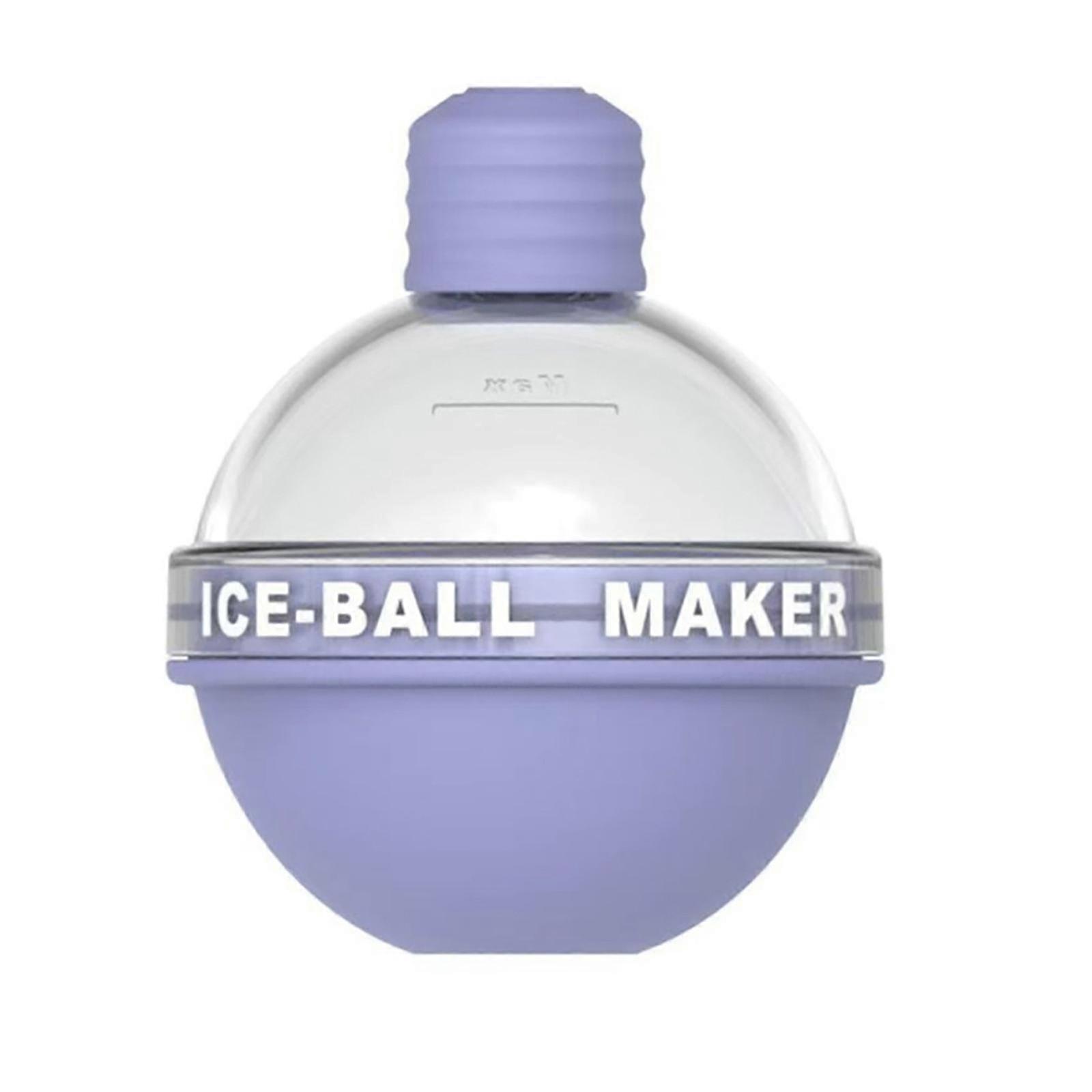 Ice Cube Tray, Ice Ball Maker, Candy Color Ice Ball Maker Mold, Round Silicone Ice Cube Mold, Whiskey Ice Mold For Whiskey