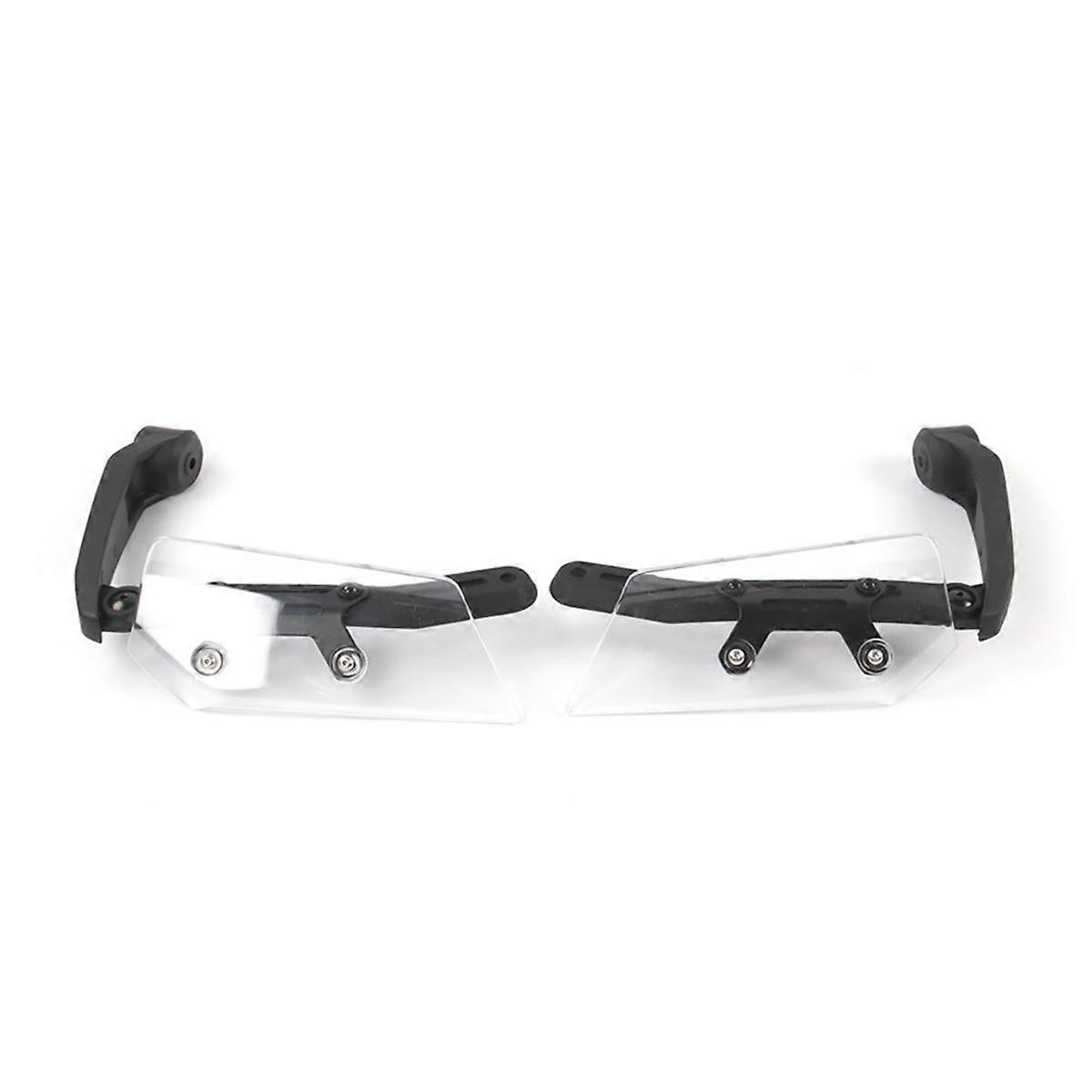 Motorcycle Bar End Base Deflectors Handguard Protector for MT-09 MT09 SP 2024 Black+Transparent