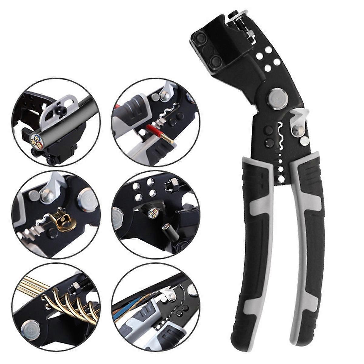 Multifunctional Wire Stripping Pliers Industrial Electrician Plier for Wire Stripping Cable Cutters