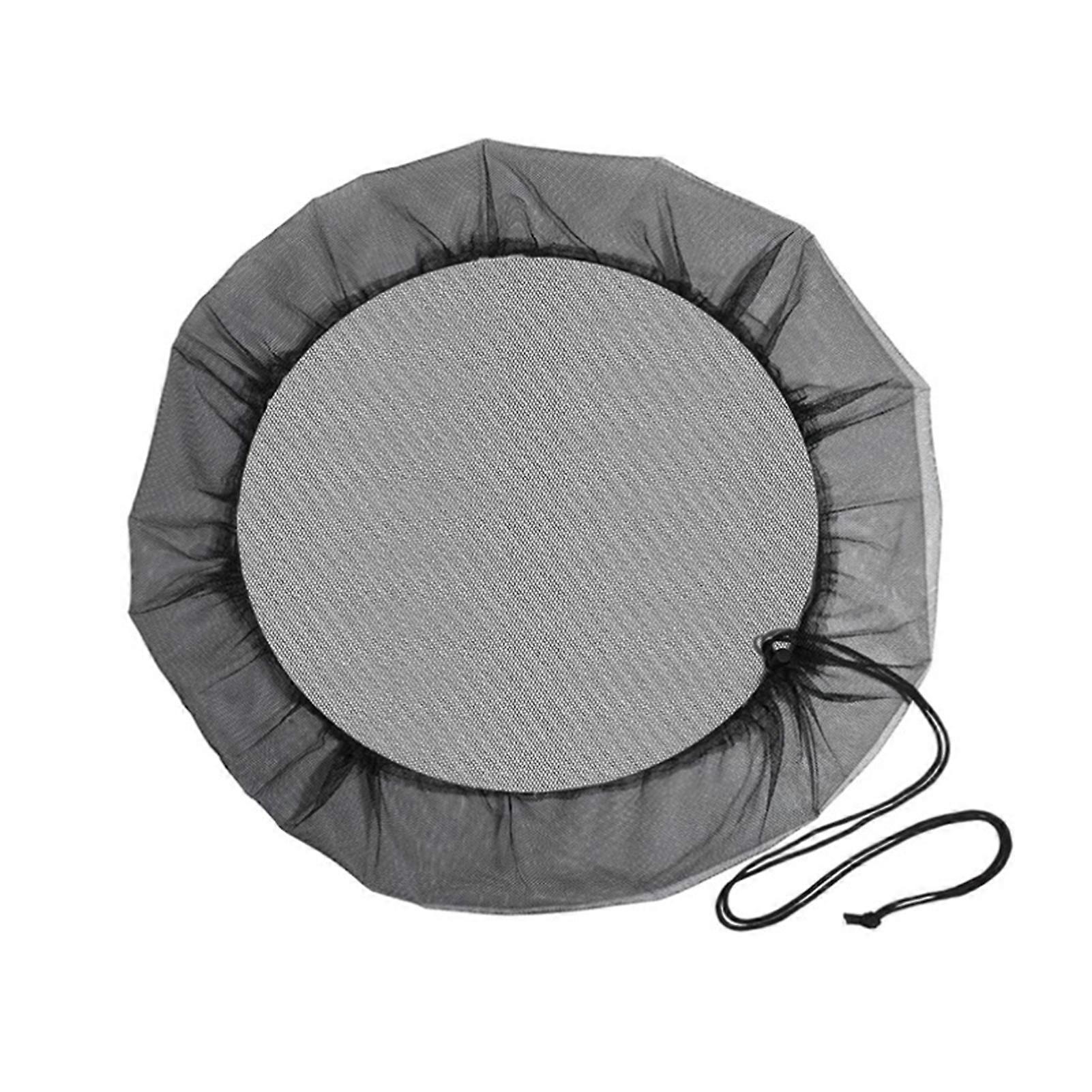 Rain Water Collection Barrels Mesh Cover Fine-meshed Durable Mesh Cover for Keeping Mosquito and Debris out