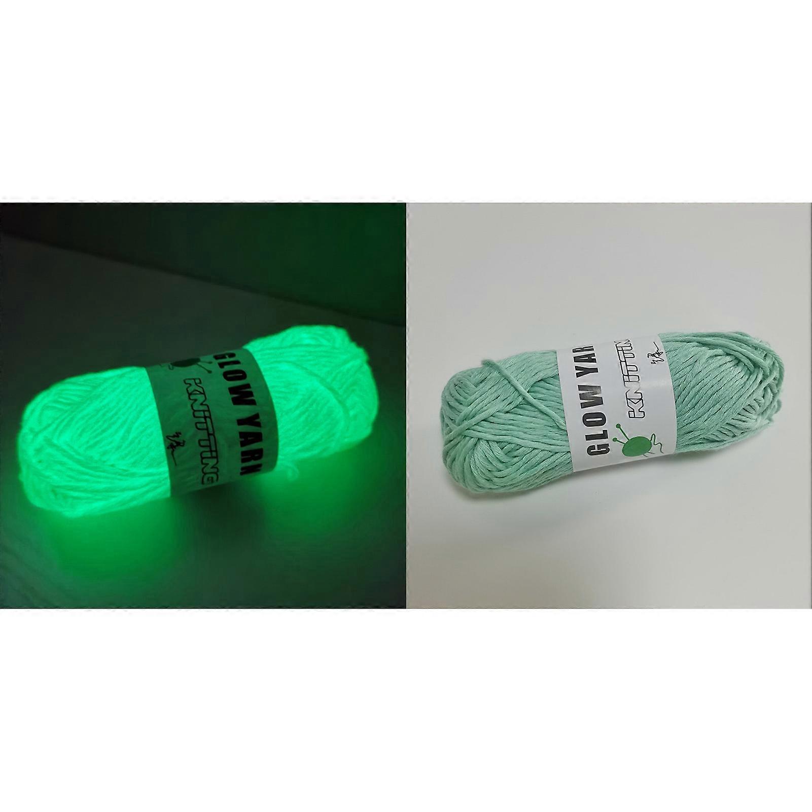 Luminous Wool DIY Hand Knitted Luminous Yarn DIY Weave Glow in The Dark
