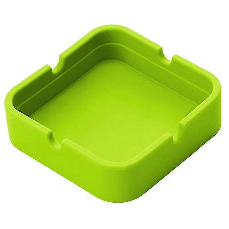 Desktop Ashtray Anti-drop Non-flammable Storing Cigarette Ash Silica Gel Practical Silicone Ash Container For Office Qinhai