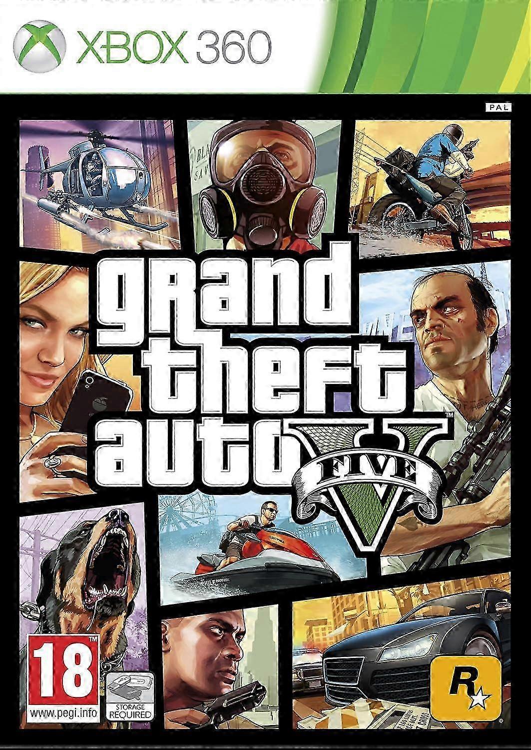 Grand Theft Auto V (5) X360 Game