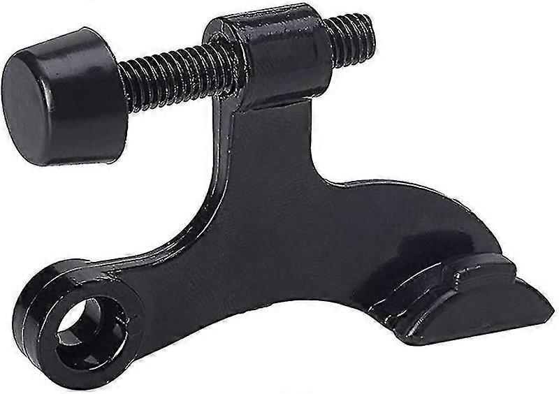 Adjustable Heavy Duty Black 4-Pack Hinge Pin Door Stopper
