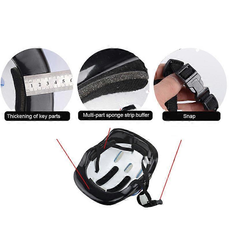 7pcs/σετ Παιδικά Κράνος Ασφαλείας Γόνατο Αγκώνας Ποδηλασία Skate Bike Protecs