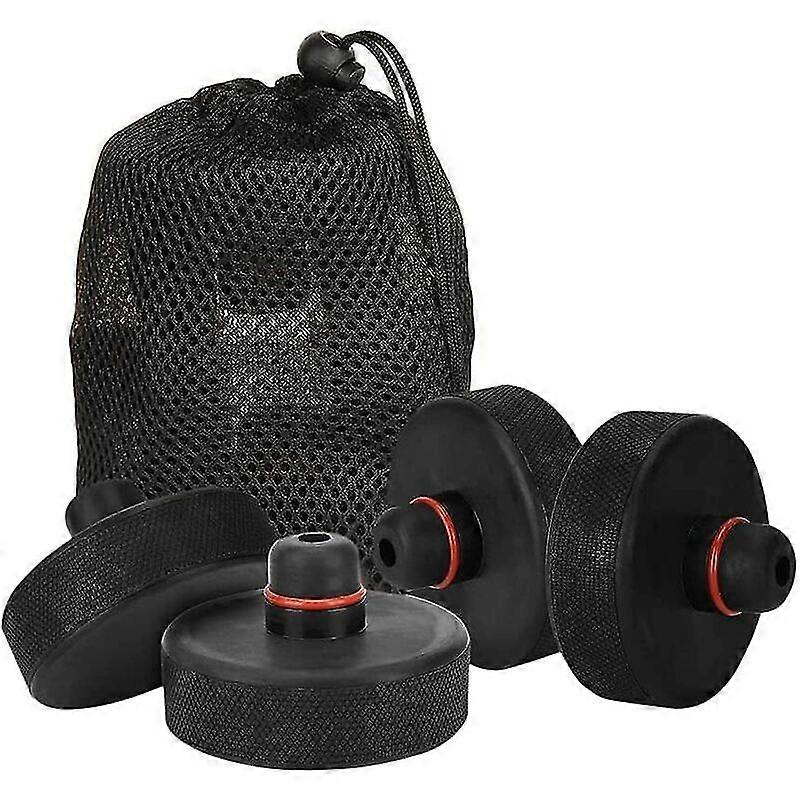 4 Pieces Rubber Block Compatible With Tesla Model 3, Jack Pad Rubber Block, Hydraulic Buffer Jack