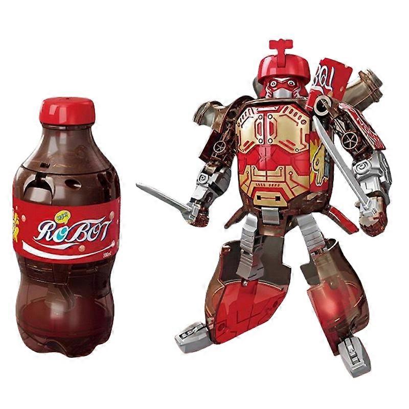 New Beverage Bottles Transformer Robot Toys,Soda Can Transforming Robot Toys