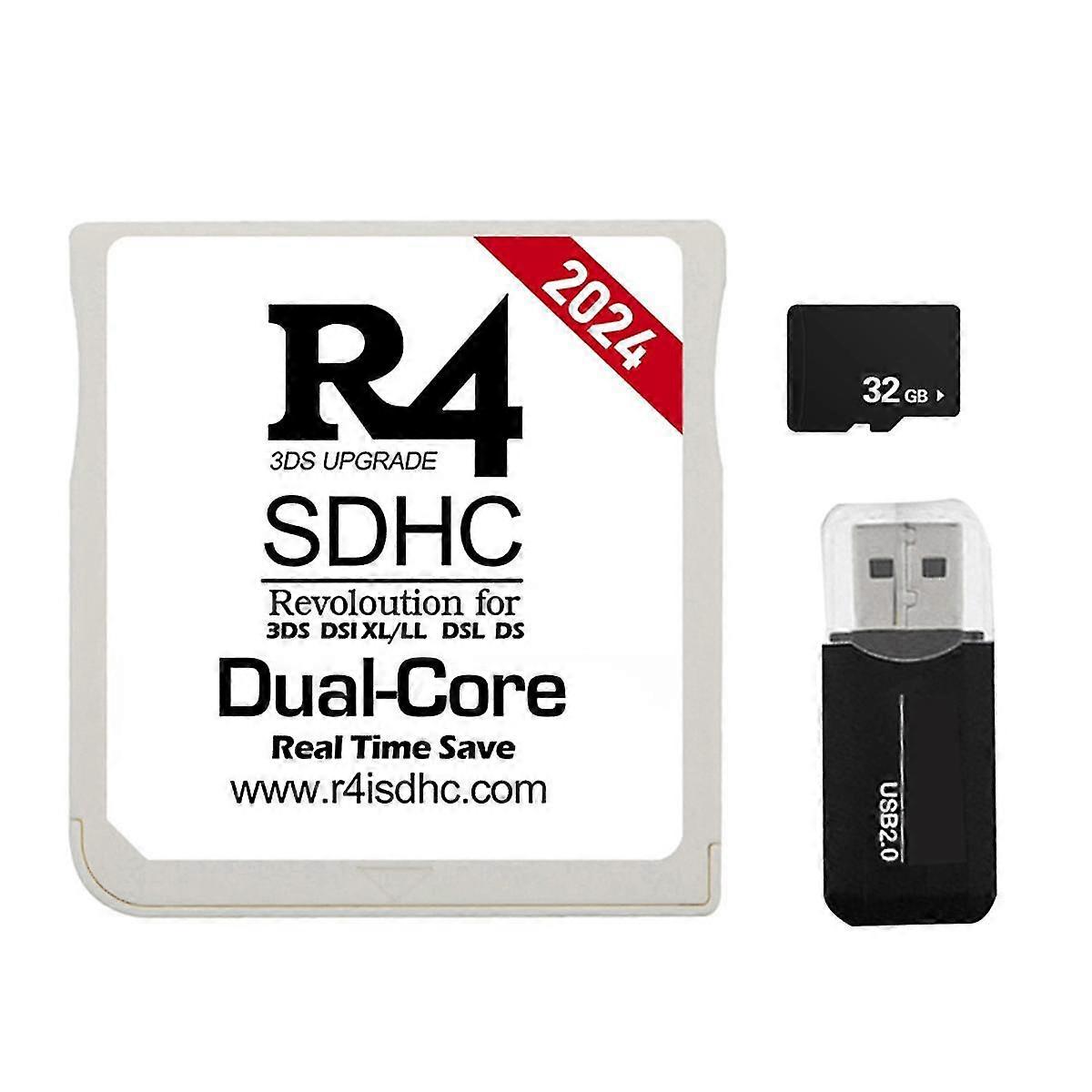 2024 R4 kártya R4 Sdhc adapter Flash kártya 32g 300 In 1 DSL Xl / ll Secure digitális memóriakártya E