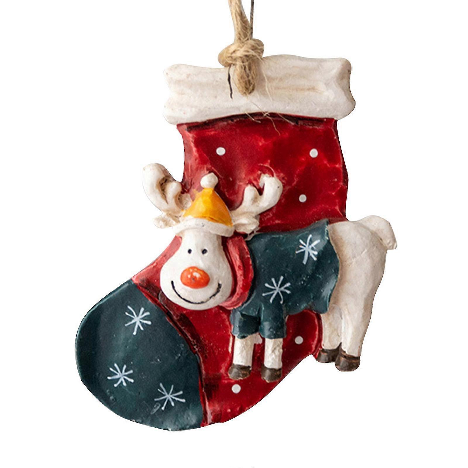 クリスマスホリデーツリーデコレーションスノーマンサンタオーナメント