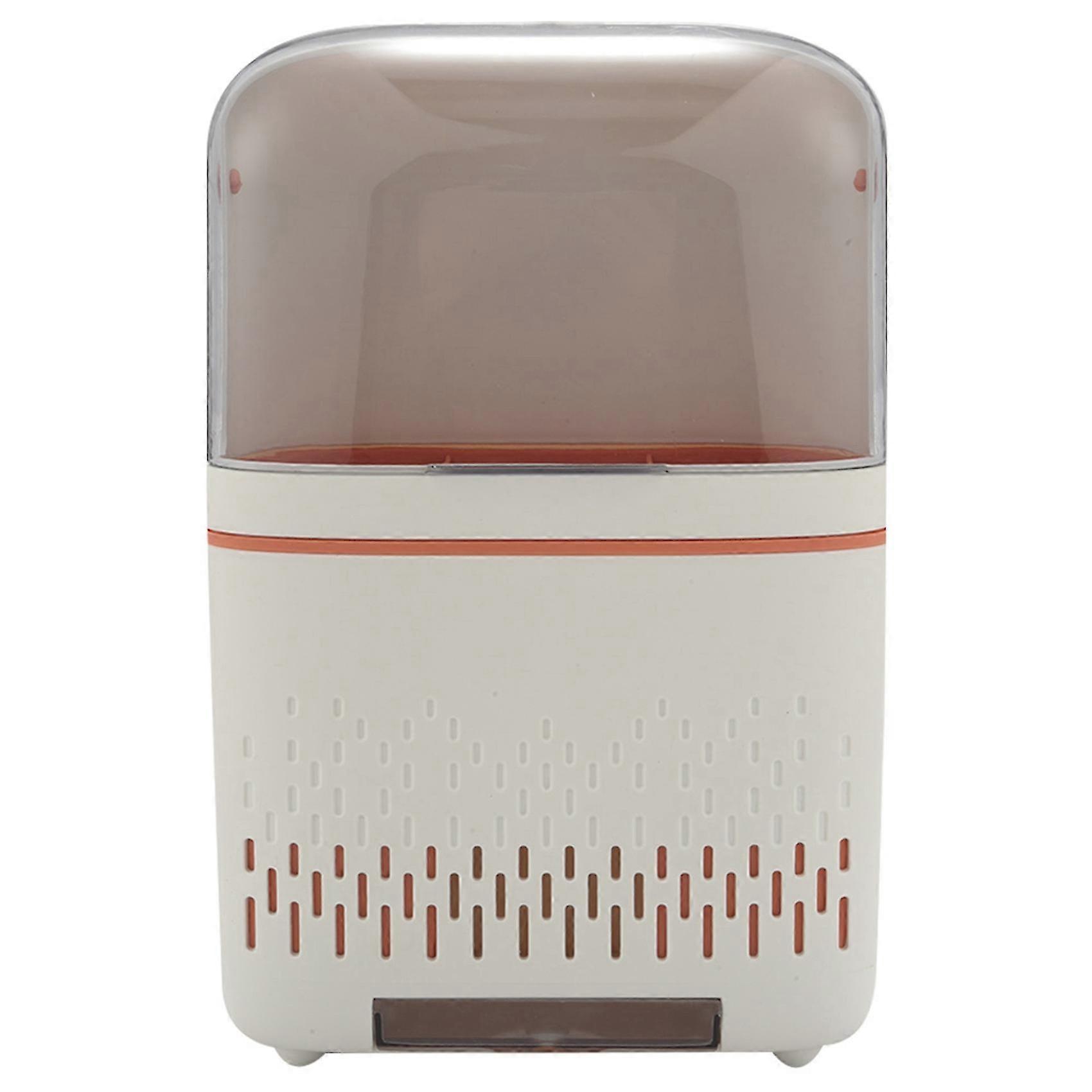 Multifunctional Dustproof Tableware Rack Knife Holder Spoon And Fork Rack Storage Box(white)