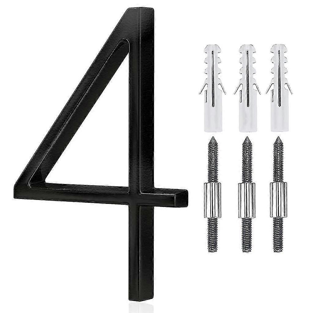 Zinc Alloy Floating House Number Bighted House Numbers 911 Visibility Signage