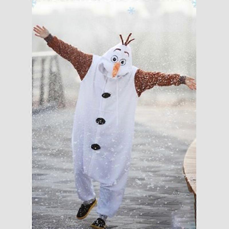 Costume Olaf One Piece Pajamas Olaf Onesie Pajamas Footed Pajamas