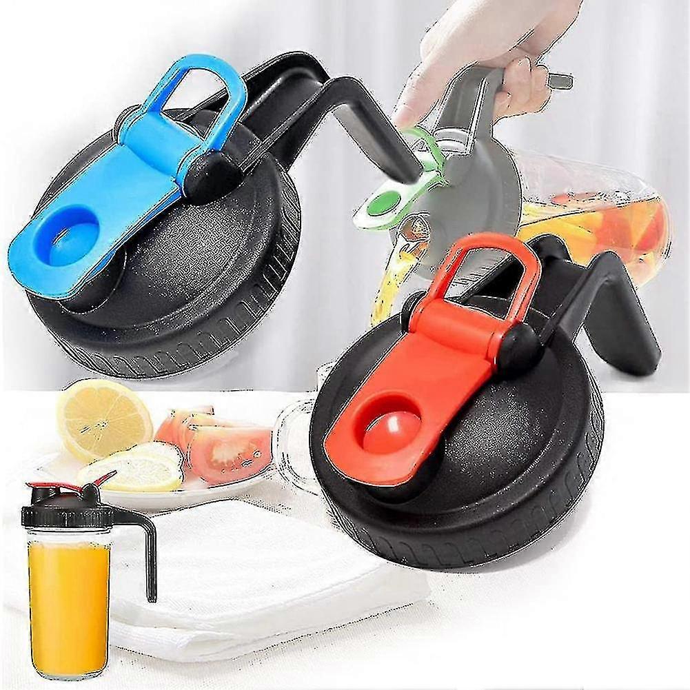 Flip Cap Lids-leak Proof Seal With Handle Innovative Flip Cap