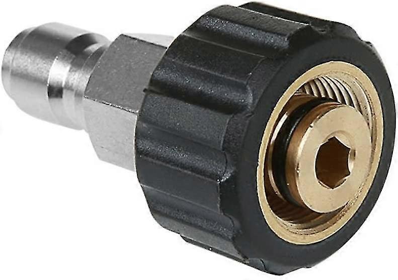 Brass Quick Connect M22 Thread Pressure Washer Connector To Connect Hose Inside
