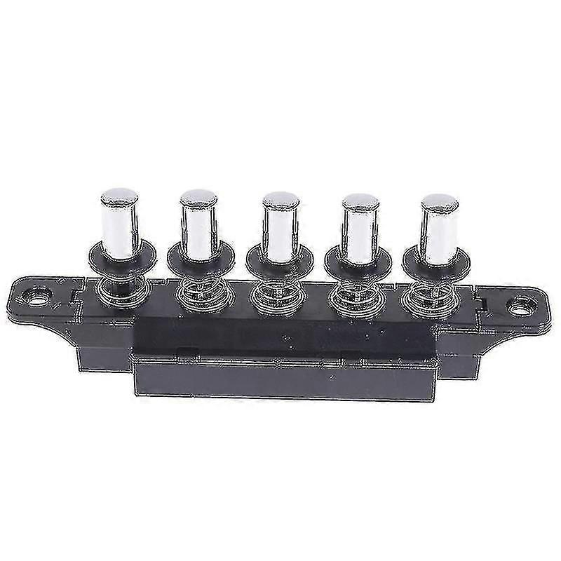 Five-position Plug-in Button Switch For Range Hood Five-position Silver Switch [JKW]