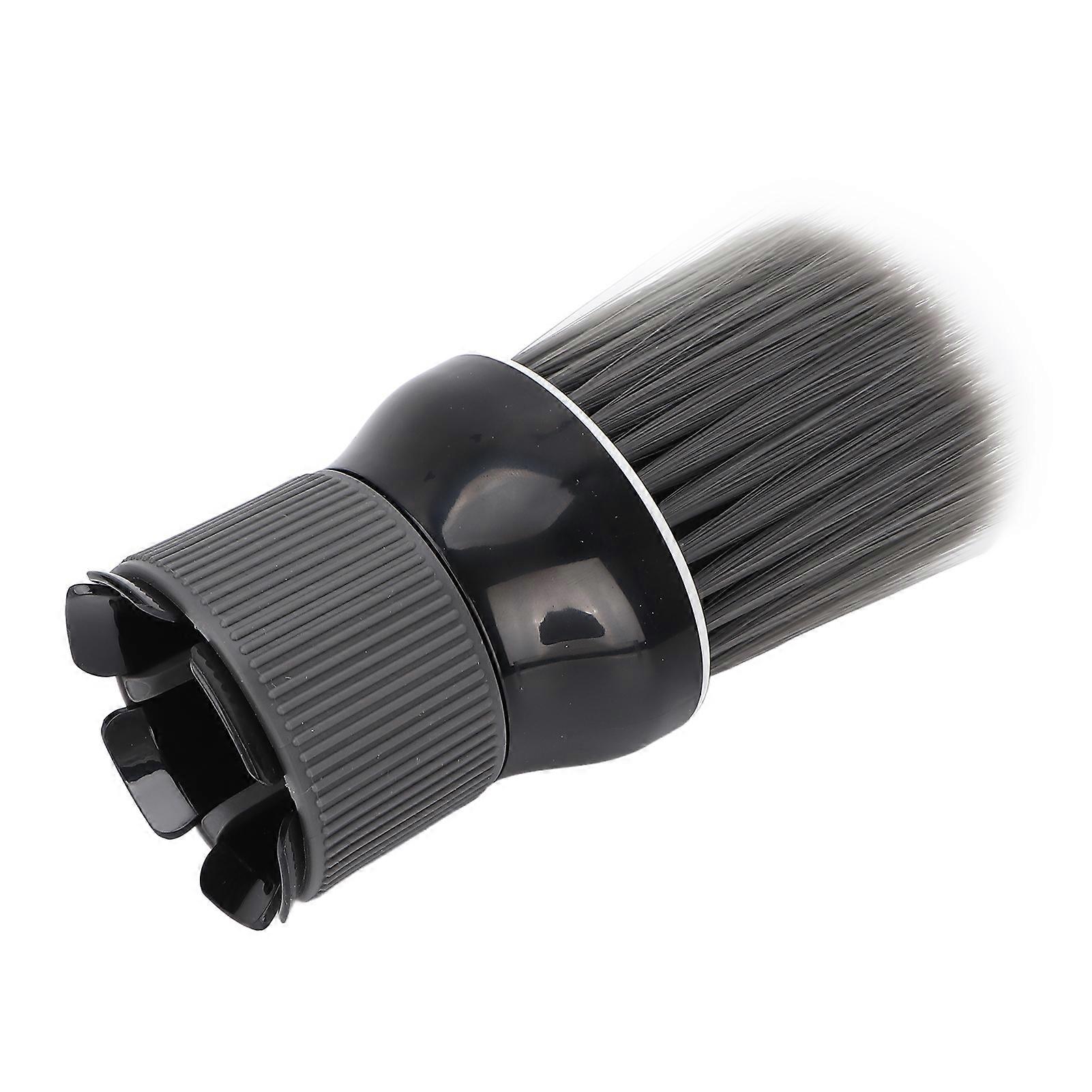 Professional Neck Duster Brush Soft Nylon Wool Hair Sweeping Brush with Skid Resistance Handle