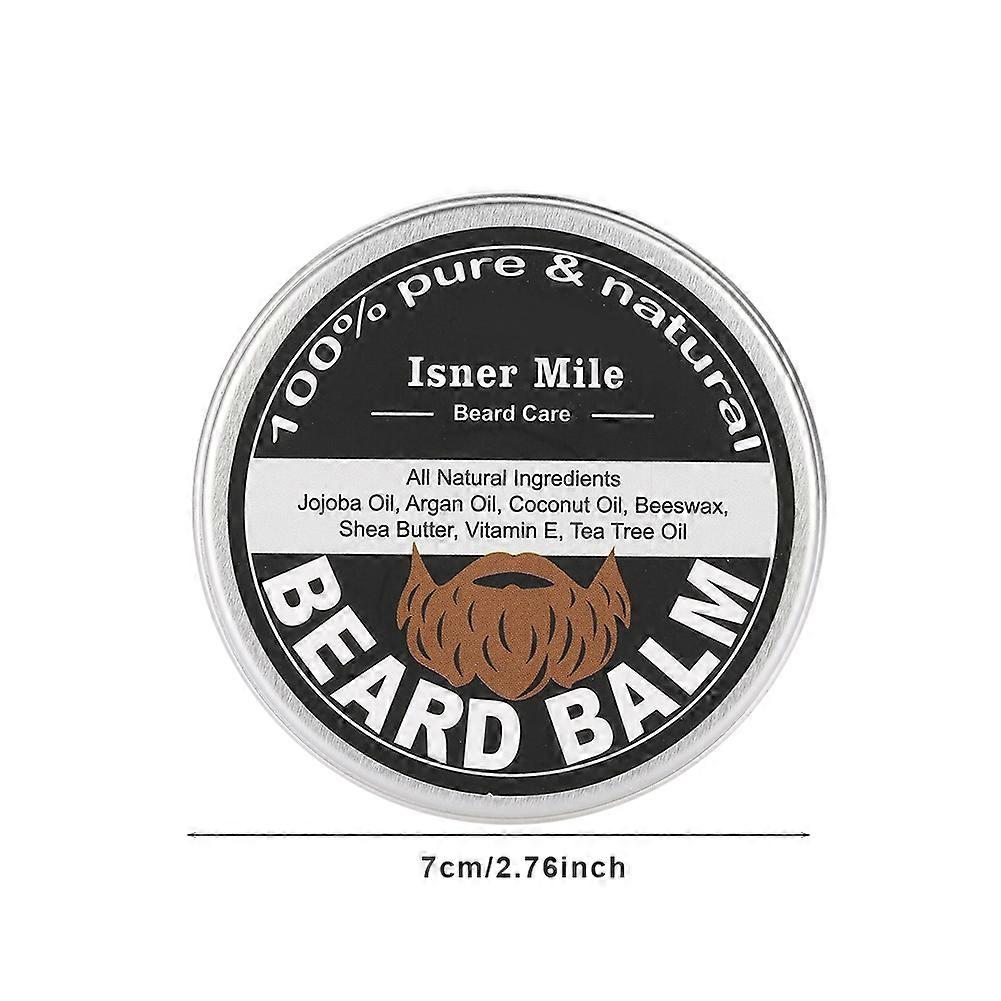 Mens Beard Grooming Balm Mustache Moisturizing Wax Shaving Care 60g