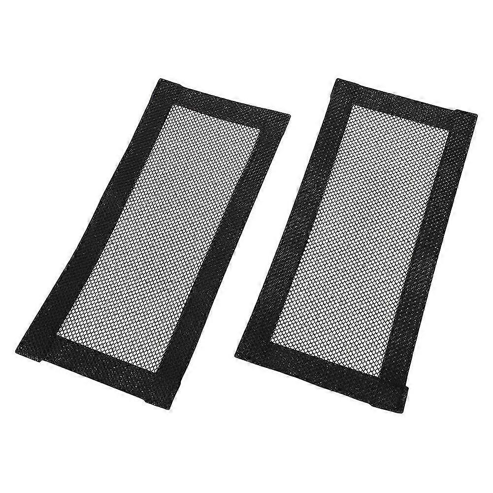 Car Air Outlet Anti Dust Net Cover Mesh Anti-blocking Net For Tesla(black)(2pcs )
