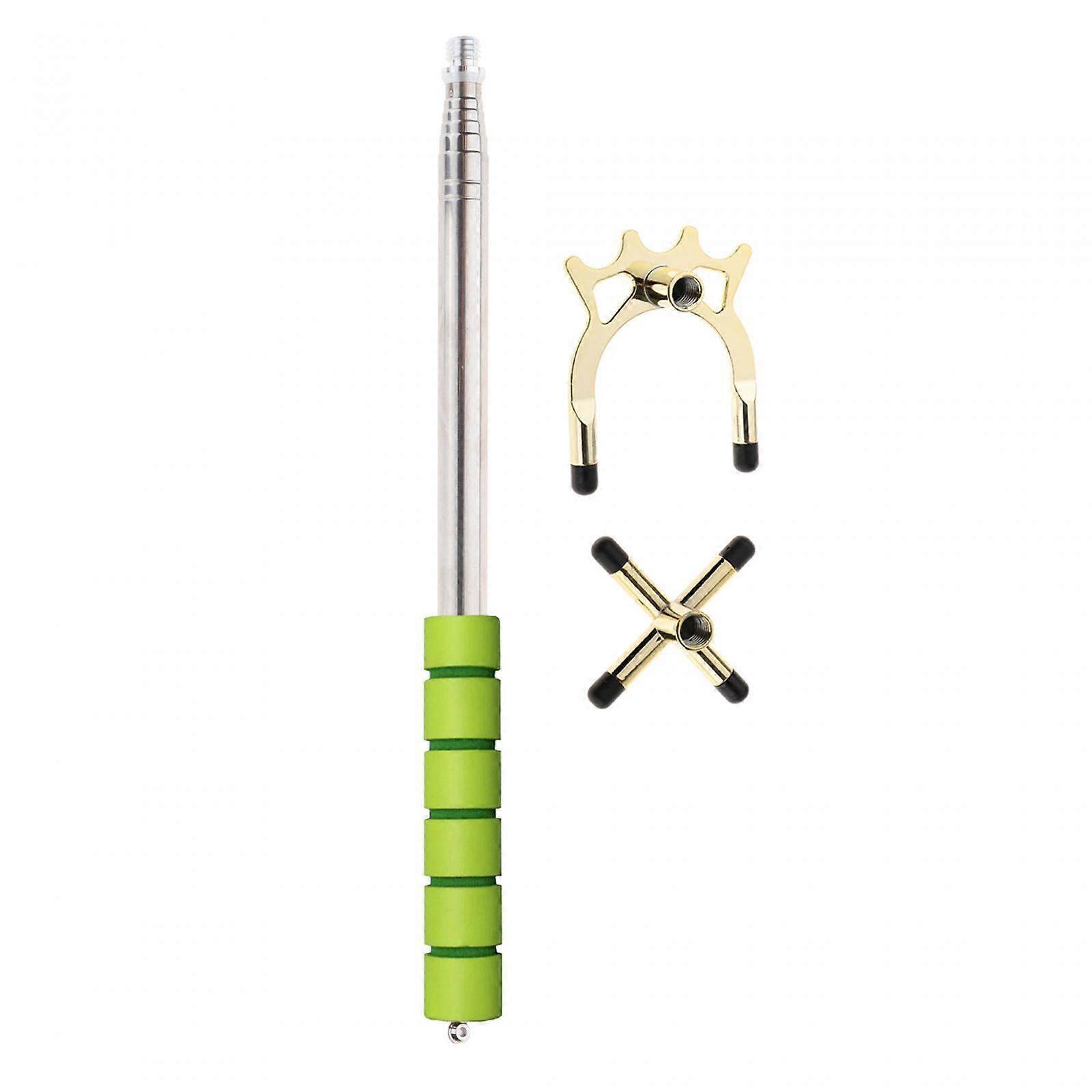 Retractable Pool Bridge Cue Stick with Bridge Head for Playing Training Home High Head Cross Head
