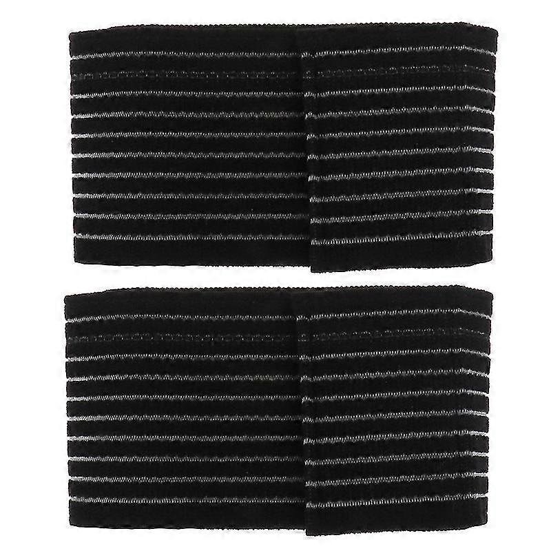 2pcs running ankle bandage breathable elastic ankle wrist elbow support wrap bandage brace for exercise sports (black)